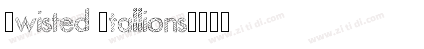 Twisted Stallions字体转换